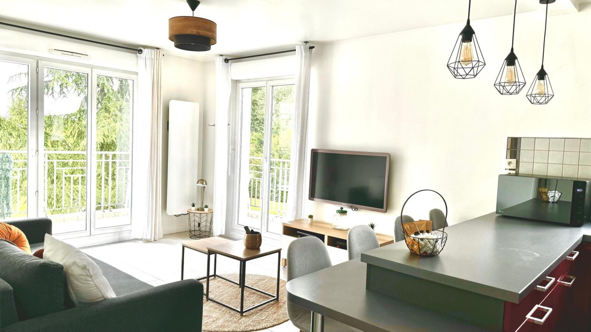 Appartement Central 6 Personnes A 10 Minutes De Disneyland Montévrain Kültér fotó